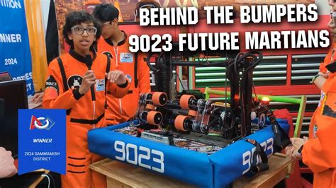 Future Martians Behind The Bumpers Frc Crescendo Robot Youtube