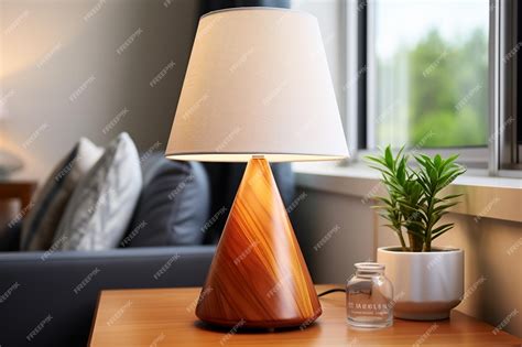 Premium Ai Image Wedge Base Lamp On White Background