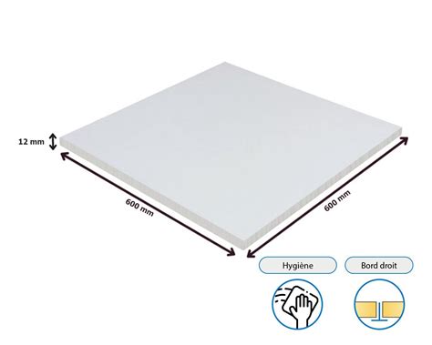 Rockfon Dalle Plafond Cleanspace Essential A X X Mm E Sfic