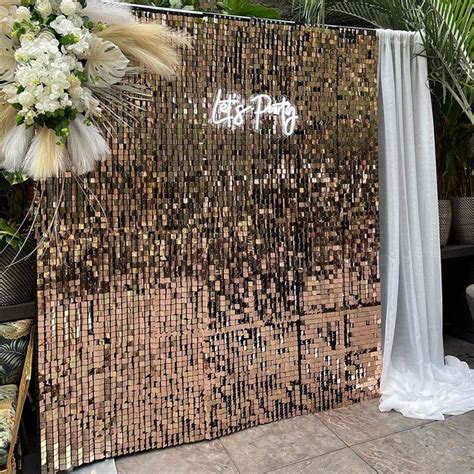 Sequin Sequence Backdrop Panels Decoration Favor For Events Shimmer