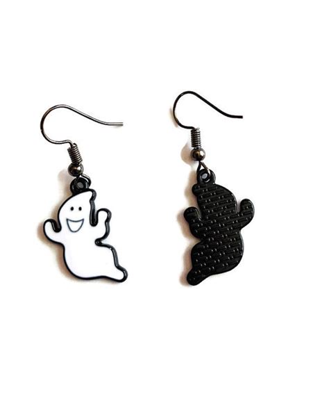 Ghost Earrings Fall Earrings Halloween Earrings Free Shipping Etsy