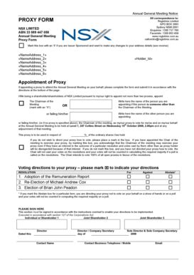 Fillable Online Nsxa NSX AGM Proxy Form 200810 V3 Doc Nsxa