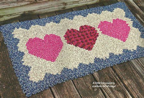 Ravelry Wiggly Hearts Rug Pattern By Susan Lowman