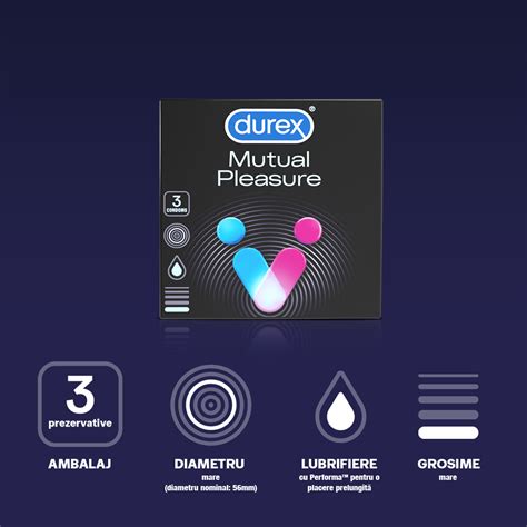 Prezervative Mutual Pleasure 3 Bucati Durex Farmacia Tei Online