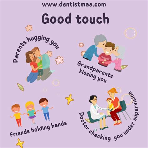 Examples Of Good Touch Bad Touch Emotions Preschool Social