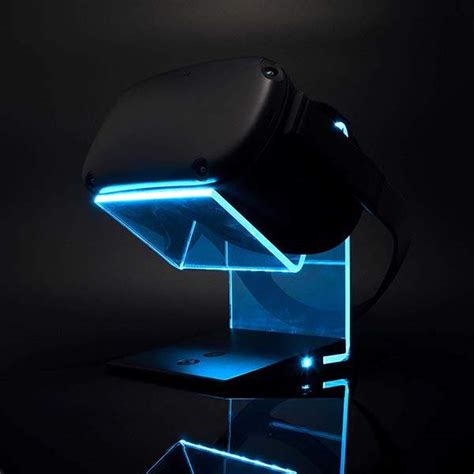 Aura Vr Headset Charging Stand With Changeable Led Light Gadgetsin