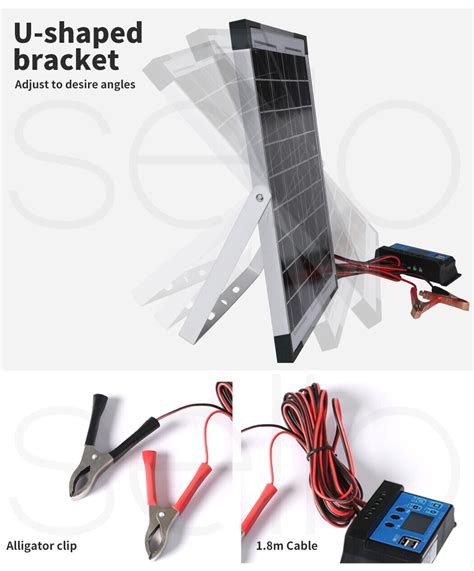 V W Solar Panel Kit Mono Caravan Folding Camping Charging