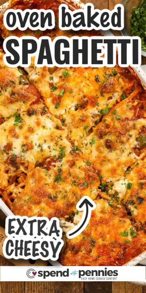 Baked Spaghetti Casserole Spend With Pennies