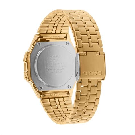 Rel Gio Casio Vintage Unissex A Weg Adf Dourado Redondo Estilo