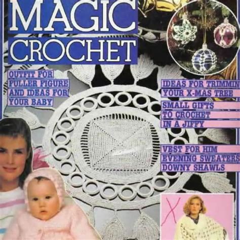 Magic Crochet Magazine Crochet And Knitting Magazine Vintage 53