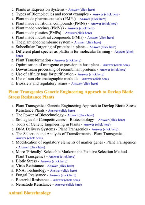 Basic Concept Of Biotechnology Lecture Notes Study Materials And