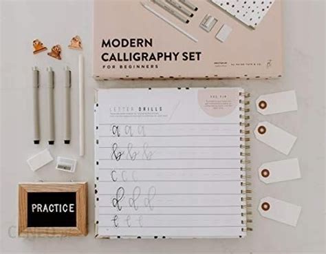 Modern Calligraphy Set for Beginners Literatura obcojęzyczna Ceny i