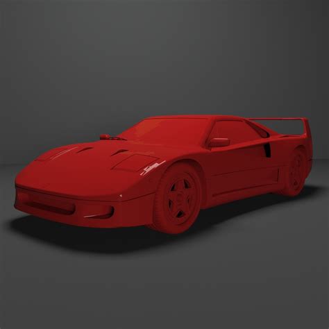 Free 3d File Ferrari F40 3d Printing Stl File 📁・3d Printable Model To Download・cults