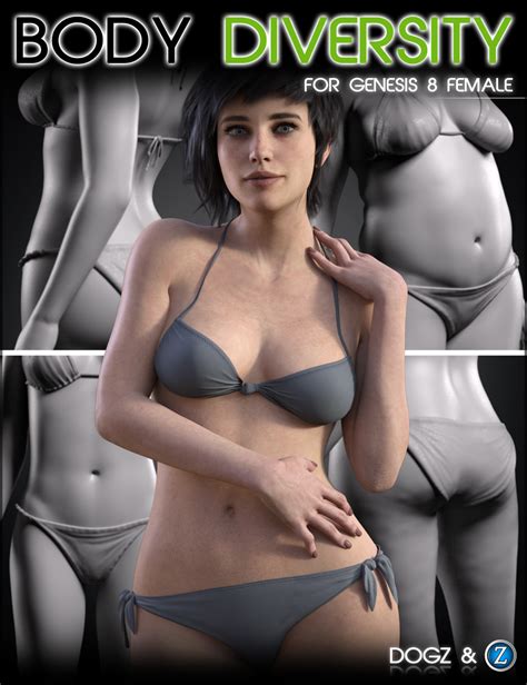 Body Diversity Morphs For Genesis 8 Female S Daz 3D