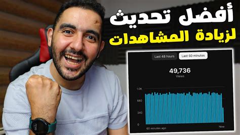 افضل تحديث لزيادة المشاهدات على اليوتيوب فى 2023 Youtube