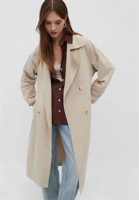 Long Flowing Trench Coat Womens Trench Stradivarius Worldwide