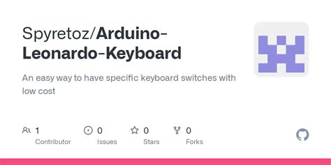 GitHub - Spyretoz/Arduino-Leonardo-Keyboard: An easy way to have ...