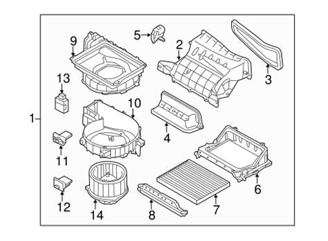 Blower Motor Fan For 2013 Hyundai Elantra Hyundai OEM Parts Direct