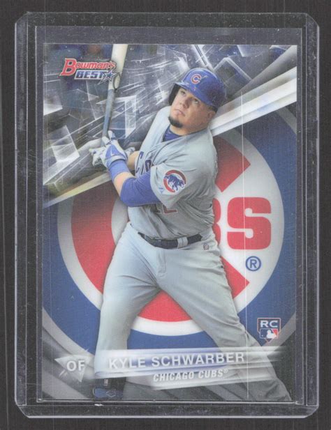 Bowman S Best Kyle Schwarber Rookie Rc Chicago Cubs Ebay