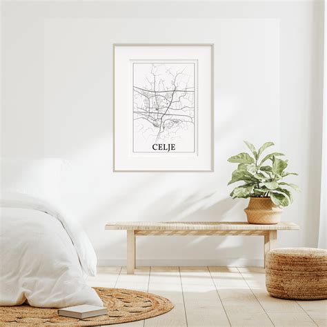 Celje Slovenia Printable City Map – Dandi Studio