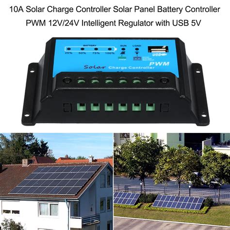 KKMOON 10A Controlador De Carga Solar Panel Solar Controlador De