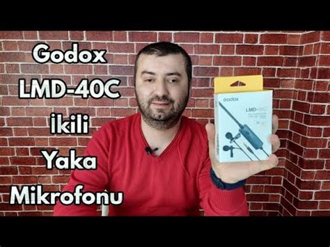 Bu Fiyata Çift Mikrofon GODOX LMD 40C Kablolu Yaka Mikrofonu