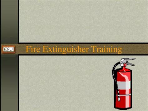 Ppt Fire Extinguisher Training Powerpoint Presentation Free Download Id1110964