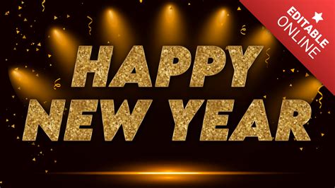 Happy New Year Font Style Text Effect Generator