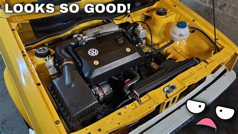 Engine Dress Up On My 2L 8valve VW Citi Golf The Yellow Thang YouTube