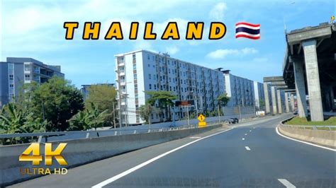 Driving In Thailand Street View 4k 60 Fps UHD YouTube