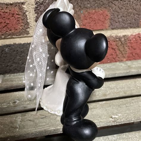 Mavin Mickey And Minnie Mouse Disney Bride Groom Wedding Cake Topper