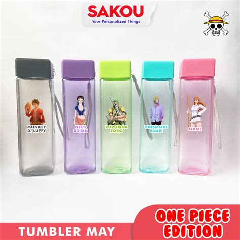 Jual Tumbler May One Piece OnePiece Botol Minum 500 Ml Luffy Zoro Sanji