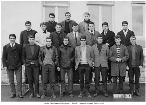 Photo De Classe Tsbe1 De 1965 Lycée Industriel Vauban Copains Davant