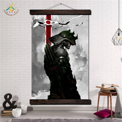 Samurai Ninja Warrior Modern Wall Art Print Pop Art Posters And Prints