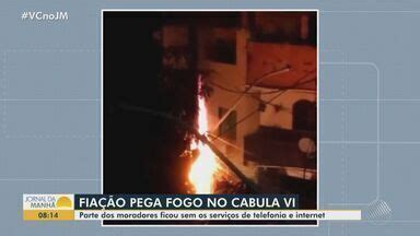 Jornal Da Manh Fia O De Poste Pega Fogo E Assusta Moradores Do