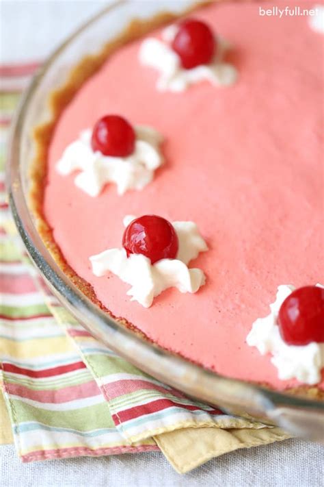 No Bake Jello Pie Belly Full