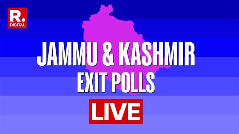 Jandk Exit Poll Results 2024 Bjp Nc Likely To Emerge As Largest Parties