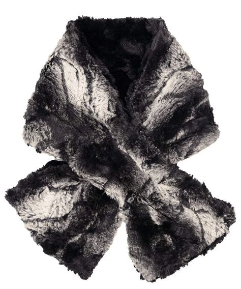 Pull Thru Scarf Luxury Faux Fur In Honey Badger Sold Out