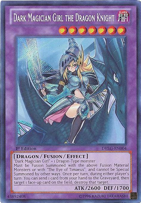 Yu Gi Oh Card Drlg En Dark Magician Girl The Dragon Knight