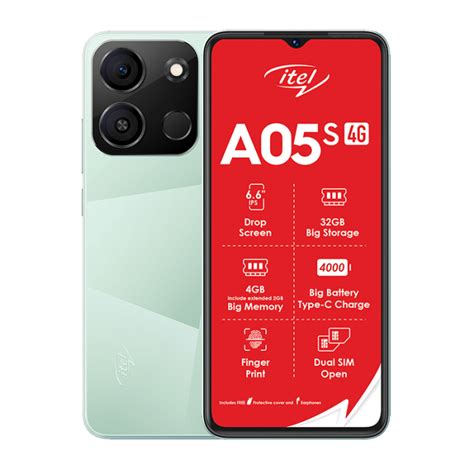 Itel A S G Dual Sim Gb Vodacom Network Locked Green Technomobi