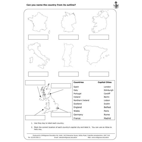 Country_Outlines_Quiz | Wildgoose Education