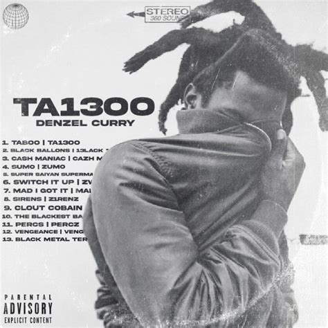 Denzel Curry Taboo Album Cover Denzel Curry Music Poster Design