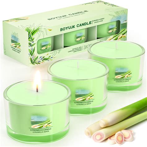 Citronella Candles Outdoor Boyujk Citronella Candle Collection Citronella Scented Candles