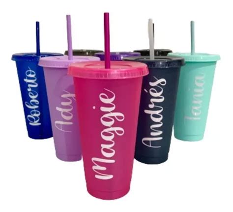 Vasos Personalizados Fant Sticos Colores Con Glitter