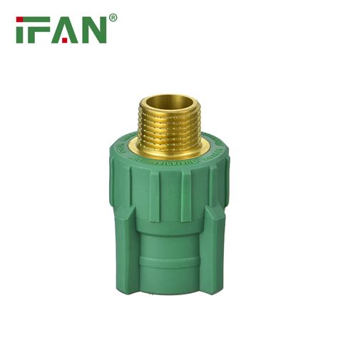 Ifanplus Green Color Pn25 20 110mm Thread Male Socket PPR Fitting PPR