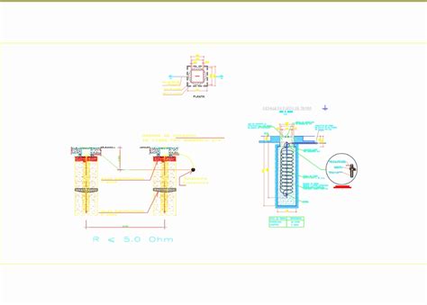 Detalle Puesta A Tierra En Autocad Descargar Cad Gratis Mb