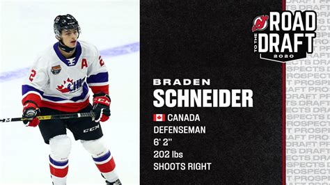 DRAFT: Braden Schneider Profile | New Jersey Devils