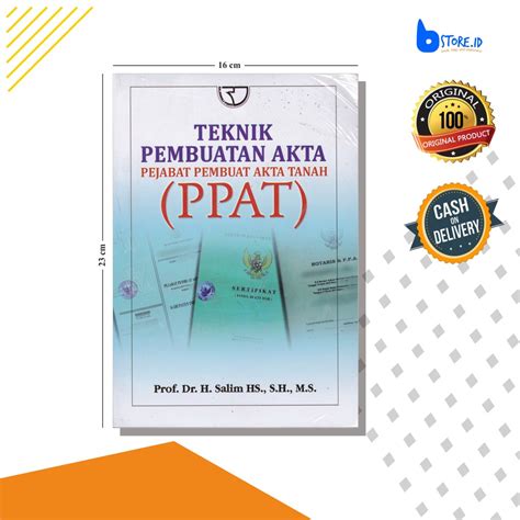 Jual Teknik Pembuatan Akta Pejabat Pembuat Akta Tanah Ppat Shopee