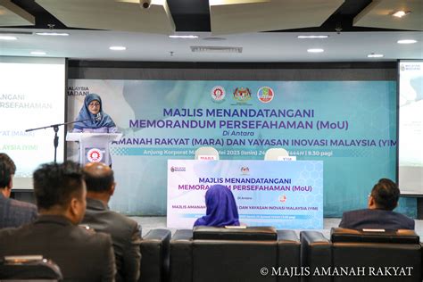 Majlis Menandatangani Memorandum Persefahaman Mou Galeri Mara