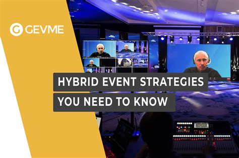 Effective Hybrid Event Strategies